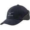 Mizuno Breath Thermo Fleece Cap with Ear Muffs C2JWA601, Navy / Unisex Free (Head 55–60 Cm)