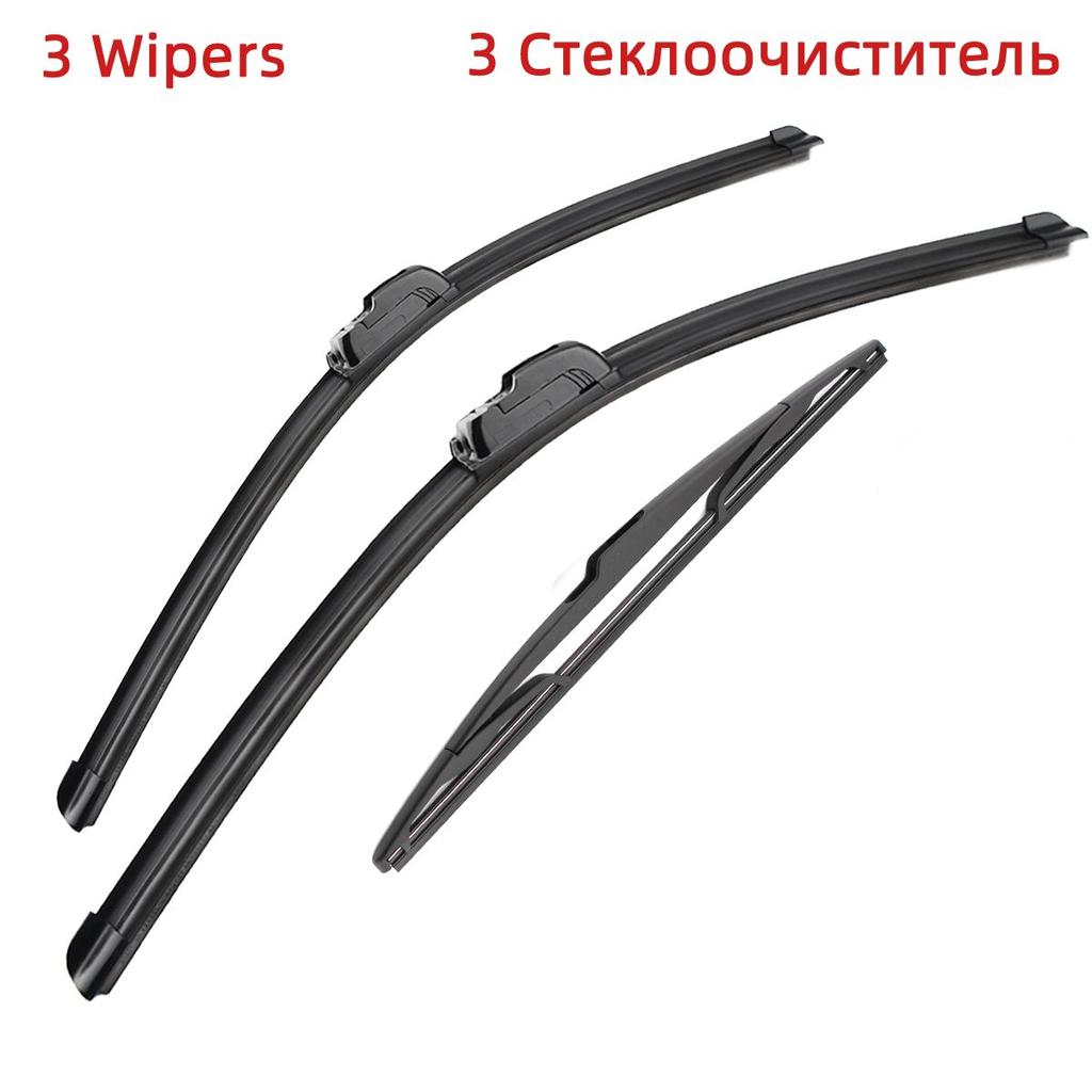 3 шт. щетки стеклоочистителя для Dacia/Renault Duster MK1 2014-2017 20 "20" 14" подходят для переднего лобового стекла, щетки для окон, резак, аксессуары