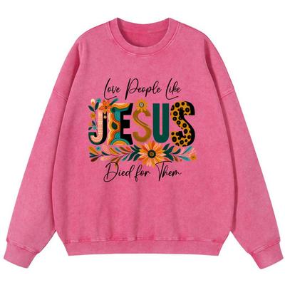 Любите людей, как Иисус умер за них Женская винтажная хлопковая толстовка уличного качества, пуловер тонкого стиля с капюшоном