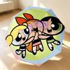 Powerpuff Girls 8 Ribs 3Fold Black Glue Uv Protection Umbrella Sun Protection Rainproof Compact Folding Umbrella For Travel Daily Use C92398