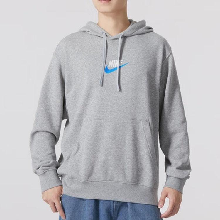 Nike Худи с капюшоном Club 'Светло-серый' Мужская FB7789-063