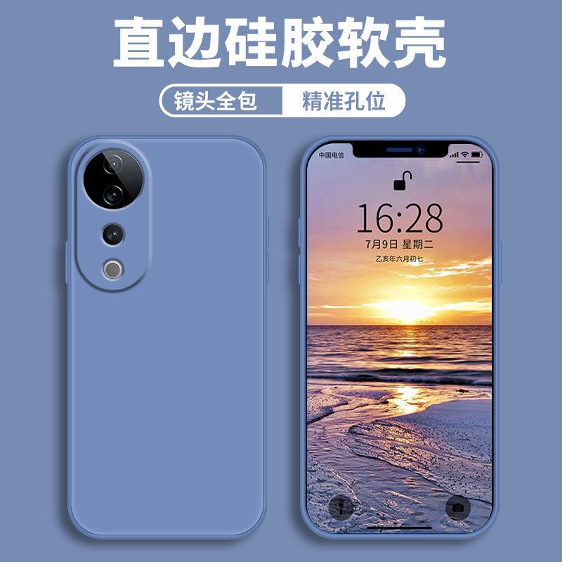 Применимо к чехлу для мобильного телефона vivos11pro, защитный чехол, жидкий мягкий силикон, всесторонний, противоударный, мужская и женская оболочка