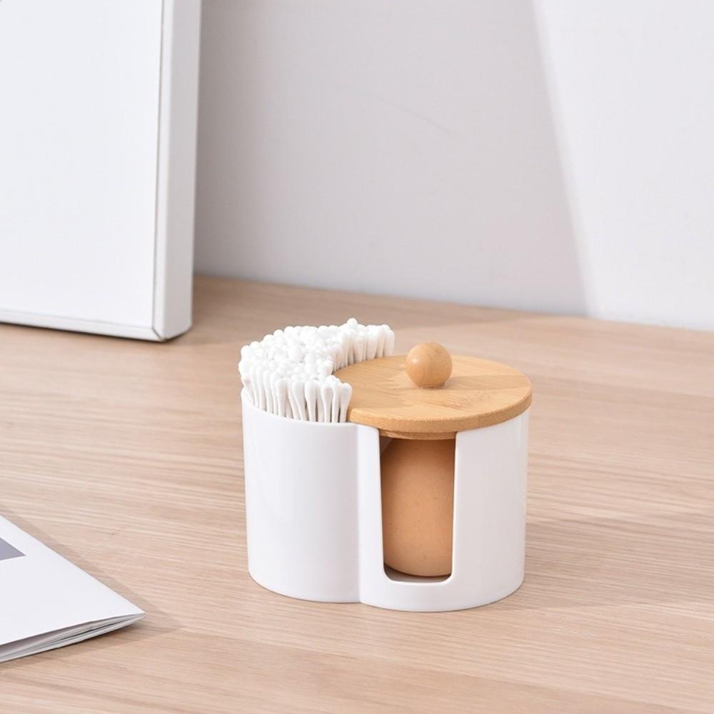 Прозрачный органайзер для ватных шариков Прозрачный контейнер для хранения Новый бокс для ватных палочек