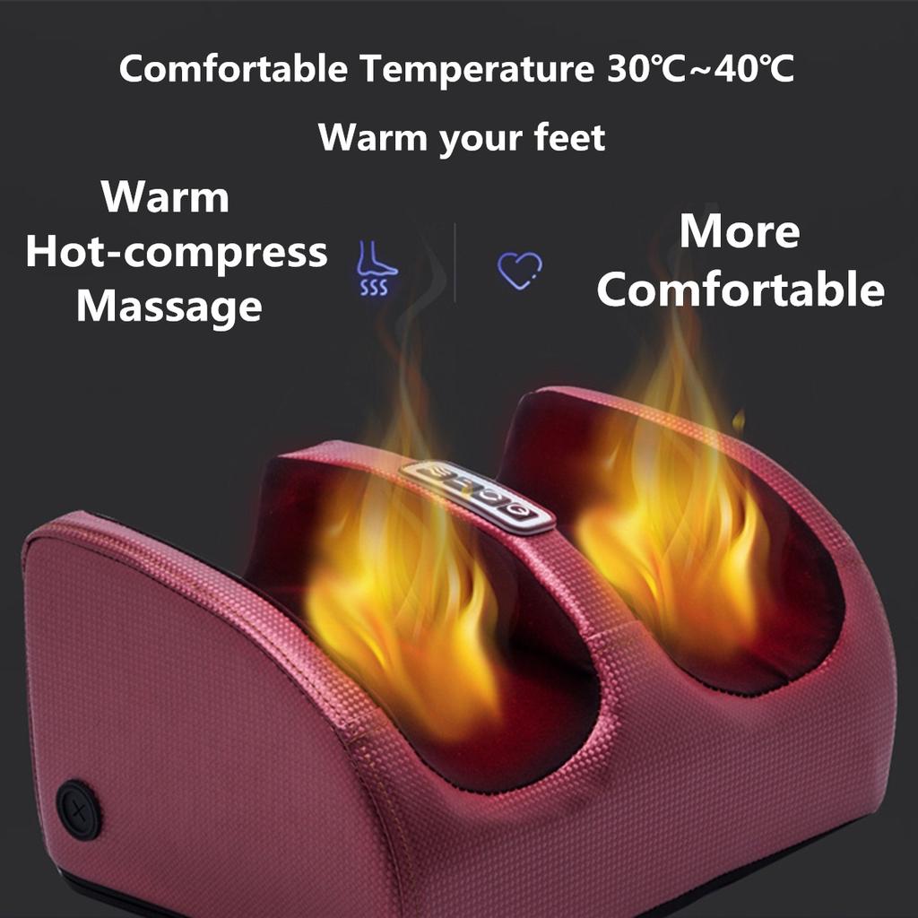 3 Levels Adjustment Foot Massager Kneading With Warm Hot-compress