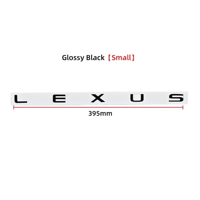 3D ABS Car Letter Emblem Rear Trunk Sticker Badge For Lexus NX IS 250 RX GS UX RX300 RX350 CT200H GX460 ES LX F sport GX