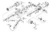 Daiwa Оригинальный 18 Exist FC Drag Номер детали Код детали 139757 00055714139757 (ДАЙВА) Деталь LT2500S-C Ручка, 1,