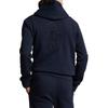 Polo Ralph Lauren Однотонная толстовка с капюшоном на кулиске с вышивкой букв, повседневная, мужская, синяя 710926500-002