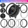 Металлический чехол-кольцо для Xiaomi Watch S3 S4 eSIM Protector Smart Watch Remesh Cover Accessories With Tempered Glass Film S 3 4