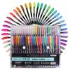12/24 шт. Гелевые ручки и стержни металлических цветов с блестками для школы, офиса, раскрасок для взрослых, журналов, рисования, художественные маркеры