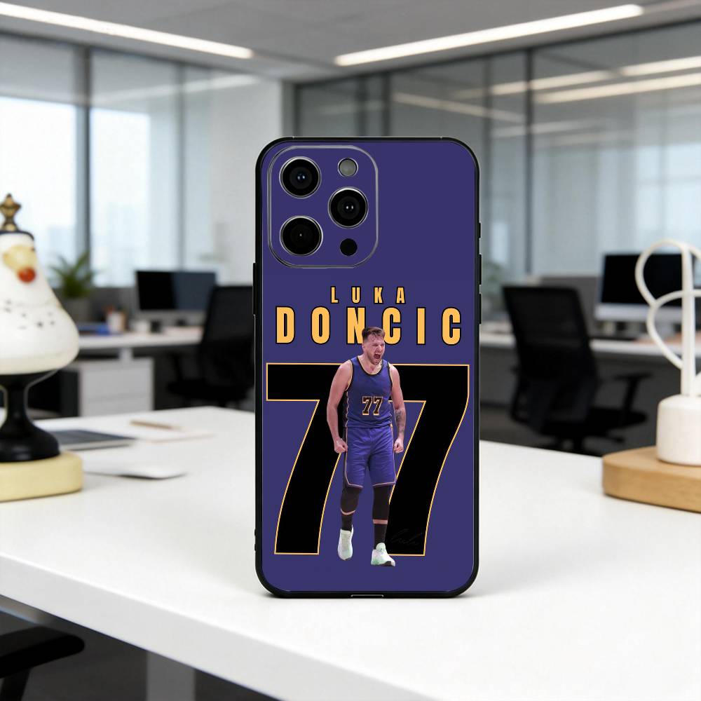 БАСКЕТБОЛ L-Лука D-Дончич LD Чехол для телефона для iPhone 17, 16,15,14,13,12,11 Plus,Pro Max, Другие Мягкий Черный Чехол