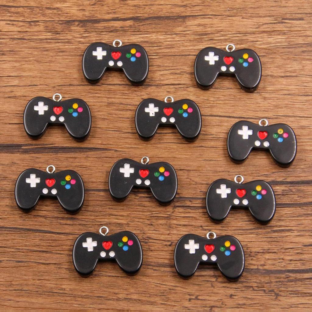 Подвеска-шарм в виде игровой консоли из 10-цветной смолы для ожерелий и браслетов своими руками (19x27мм)