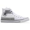 Converse All Star Get Tubed Высокие кеды на шнуровке с круглым носом, холщовые, унисекс, белые