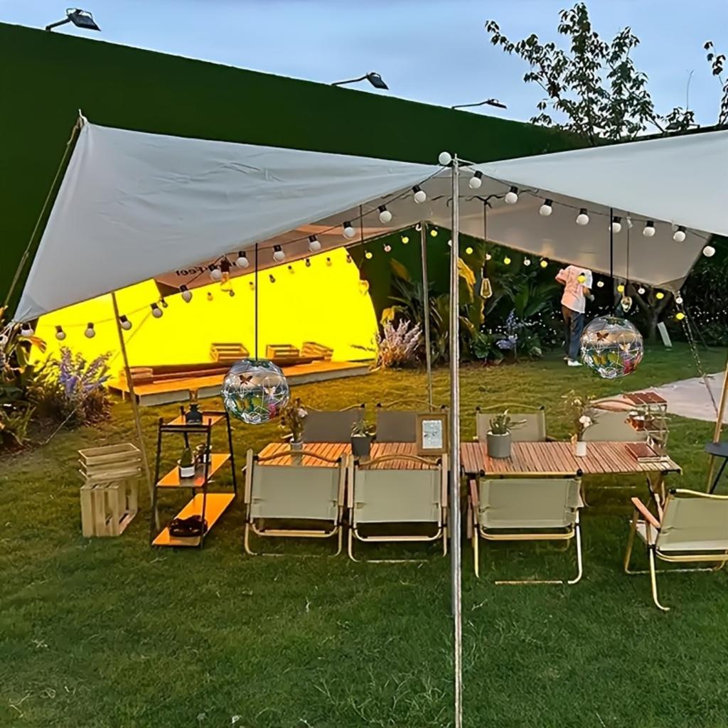 Новые светодиодные солнечные, бабочка подвесной шар для дерева, наружные декоративные светильники для патио и сада, круглые шары подвесные светильники для дерева, волосы светодиодные бабочки