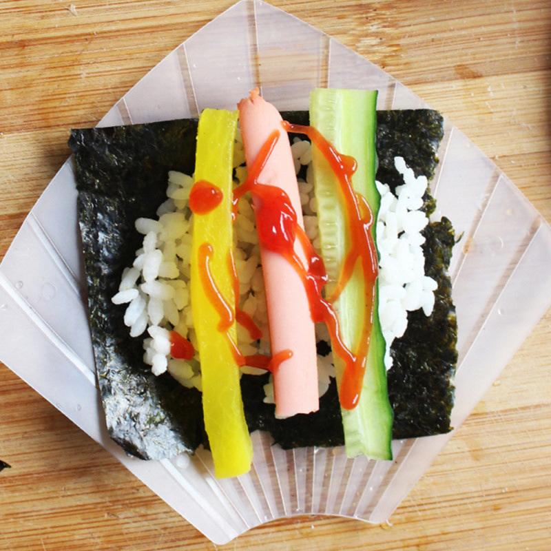 Быстрый суши-мейкер DIY Roller Форма для риса Мясо Овощи Roller Форма для суши Устройство для приготовления Машина Bento Кухонные аксессуары Гаджеты