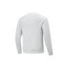 Li-Ning CBA Professional Basketball Series Logo Print Round Neck Warm Pullover Sweatshirt Men Sweatshirt Cement-Gray AWDT863-6