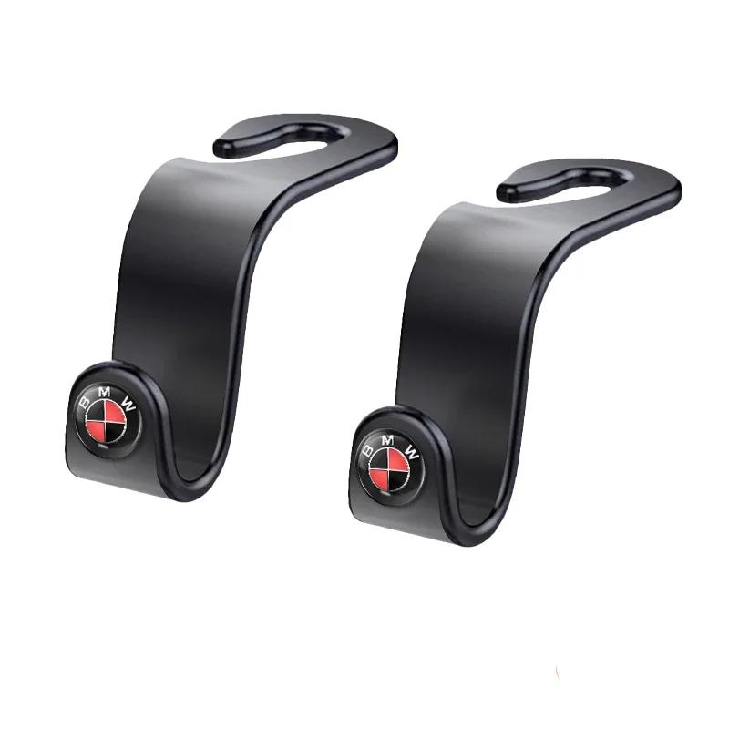 Car Sticker Car Seat Headrest Hook Auto Back Seat Storage Organizer Hanger For BMW M 50th E46 E90 E49 F30 F80 E36 E46 E93 E92 F3