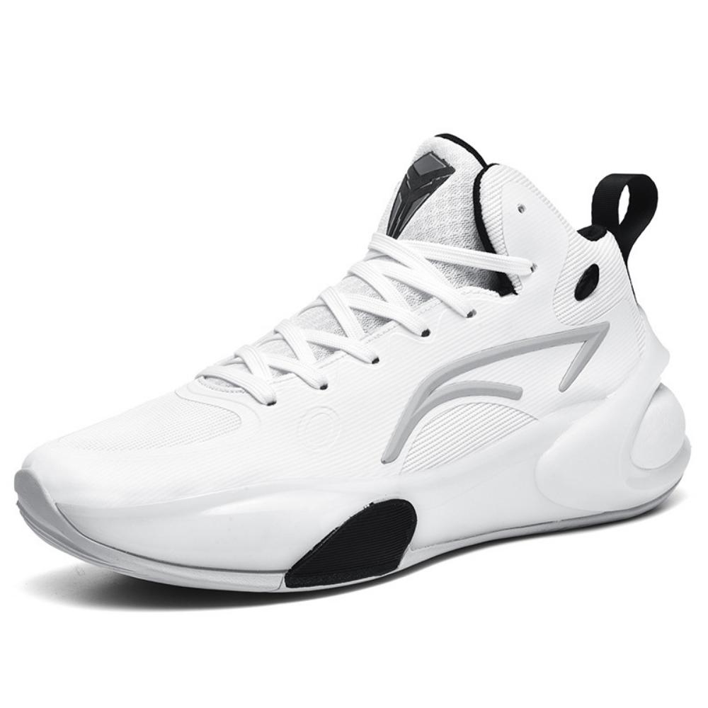 Мужские и женские баскетбольные кроссовки осенне-зимнего сезона, средние и высокие, на молнии, со шнуровкой, с сетчатой поверхностью, нескользящие, тренировочные кроссовки, спортивная обувь