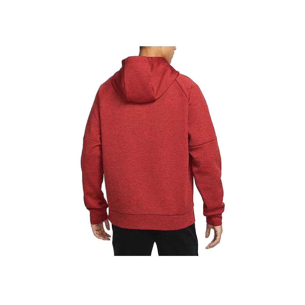Nike Therma-Fit Теплый тренировочный пуловер с капюшоном Мужские толстовки с капюшоном Team-Red Color-Block University-Red DQ4835-677