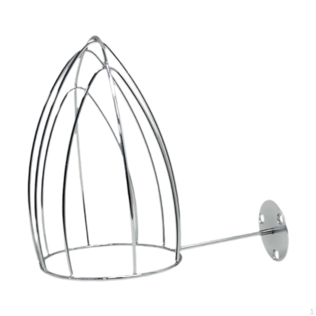 Металлическая проволочная шляпа держатель для хранения бейсбольной полки, настенный, украшение, легко устанавливаемый парик