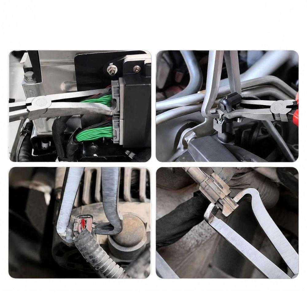 8" Electrical Disconnect Pliers 60-Degree Connector Separator Fuel Line Separator For Automotive