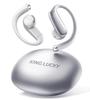 Беспроводные наушники King Lucky Новая модель с Bluetooth-подключением Multipoint До 45 часов воспроизведения Защита от пыли и влаги IPx5 Для бега и спорта Серый