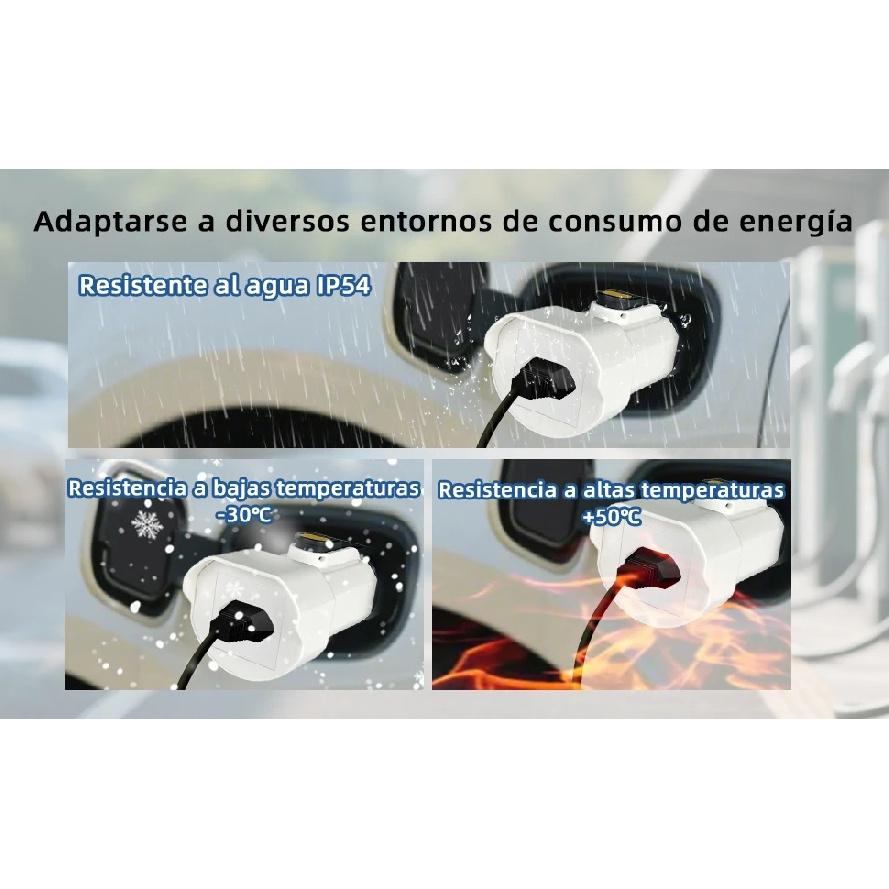 EVqiaoyi Type2 V2L Discharger for BYD MG Vehicle-to-Load Descarregador Descarga Adapter with Brazilian Socket for Camping