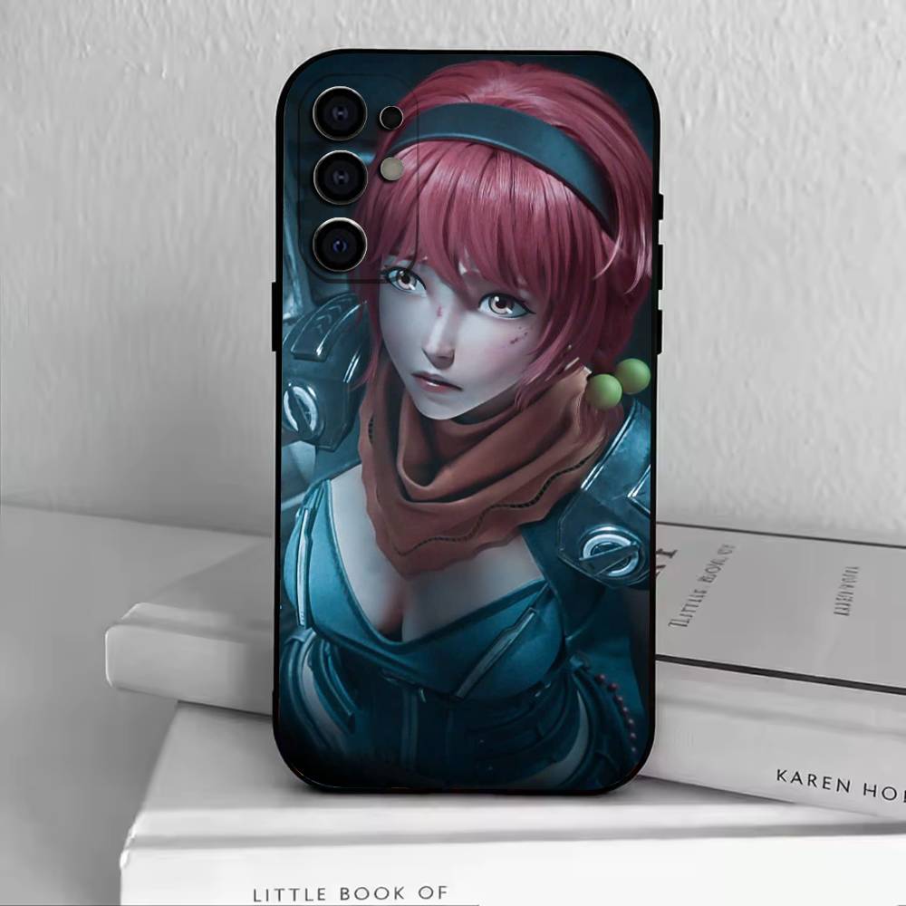 L-Ling Cage  Phone Case For Samsung S25,S24,S21,S22,S23,S30,Ultra,S20,Plus,Fe,Soft Silicone Black Cover