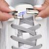 Elastic Laces Sneakers No Tie Shoe Laces Magnetic Shoelaces Without Ties Kids Adult 0.6cm Width Flat Shoelace Shoes Accessories