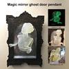 Mirror Ghost Wall Sculpture Spectral Goddess In The Mirror Wall Plaque Decoration Gothic Wall Sign