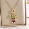 Necklace European and American aircraft camera zircon light luxury temperament gorgeous accessories fashion versatile hot sale collarbone chain women