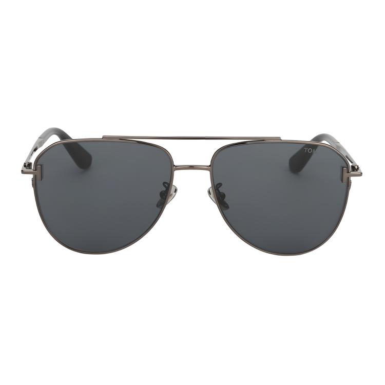 TF Metal Pilot Style Sunglasses Unisex sunglasses Gun-Gray TF1290-K-08A