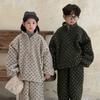 2pcs Wholesale Children's Clothing Set Winter Boy's Suit Zipper Coat+Pant Polar Fleece Girl's Two Piece Suit