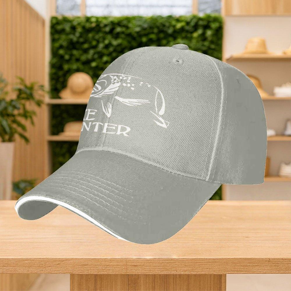 Pike Hunter Personalized Printed Baseball Cap Minimalist Style HighQuality Casual Hat for Fishing Cycling Hiking