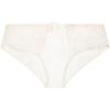 Black Label Series Logo Small Tag Sexy Lace Half Coverage Panties Women Underwear Moonlight-White QF7165AD-YAT