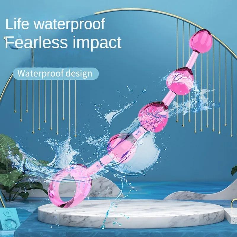 Мягкие резиновые анальные пробки, бусины, длинный оргазм, влагалище, клитор, тянущее кольцо, шарик, игрушки для взрослых, женщин и мужчин, стимулятор, интимные аксессуары