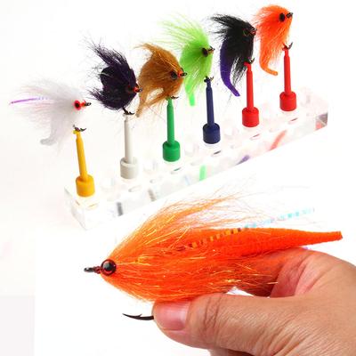 3/6 шт. 3/0 Mangum's Dragon Tail Fly Fishing Streamer Muskie Bass Fishing Lure Pike Fly Lintwater Baitfish Trolling Bait Flies