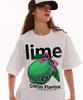 Футболка оверсайз Match Glove Citrus Lime (белый)