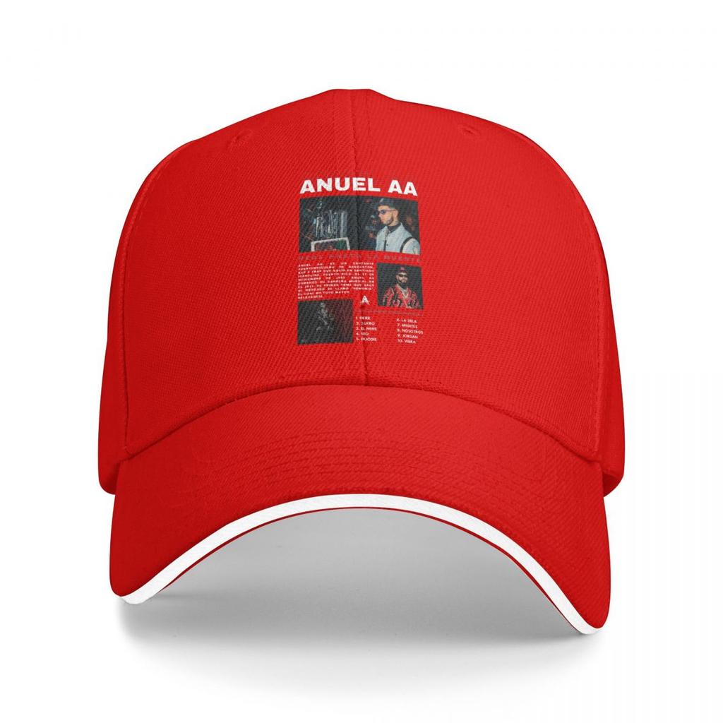Бейсболки Рэпер Anuel AA Real Hasta La Muerte Графическая Кепка Унисекс Женские Уличные Весенние Кепки