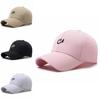 Korean Style Unisex Baseball Hat With Embroidered Smile For Travel And Daily Use