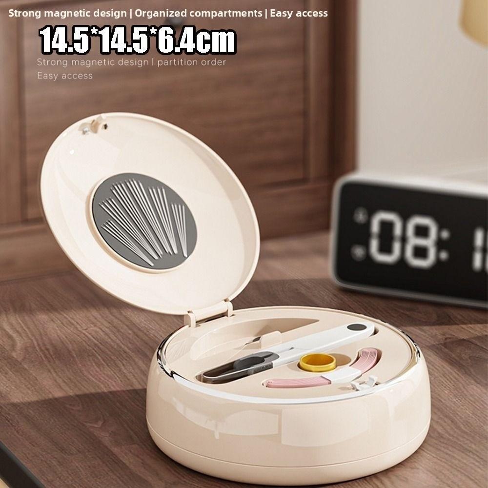 Новая портативная коробка для хранения ниток и иголок, удобная, большая вместимость, органайзер для рукоделия и ремонта одежды в общежитии