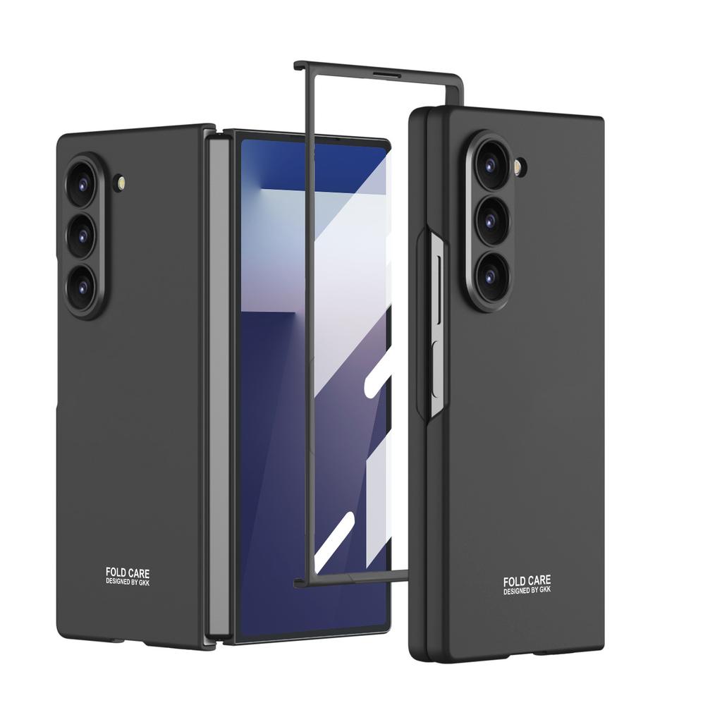 Подходит для чехла для мобильного телефона Samsung ZFold7 Ультратонкий Чехол для Zfold7 со складным экраном Пленка Интегрированный Точный вырез Полностью закрывающий Простой Защита от падений