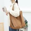 Водонепроницаемые женские холщовые сумки-тоут, однотонные женские сумки для школы, дорожная сумка для покупок, женская сумка через плечо