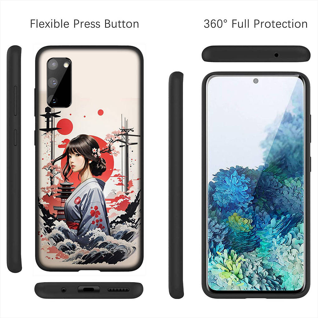 Чехол для iPhone 16 15 Xiaomi Redmi Note 14 13 12 11 Pro Max 16e Samsung Galaxy S25 S24 S23 Moto OPPO Huawei Samurai Skeleton Ninja Bushido Phone Case