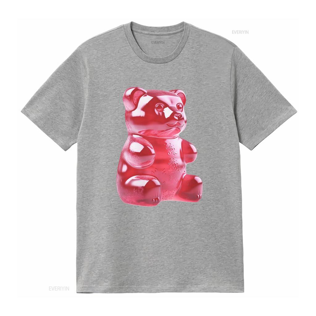 Футболка GUMMY BEAR TEE CANDY POP ART Футболка СЛАДОСТИ ПОДАРОК ДЛЯ МУЖЧИН ЖЕНЩИН ПОДРОСТКОВ ВЕЧЕРИНКА винтажная Стильная универсальная удобная с принтом