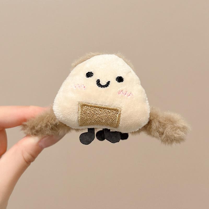 Мультяшный плюшевый зажим-краб для волос женский большой зажим с высоким уровнем чувства заколка для волос осень и зима зажим-акула для волос на затылок милый головной убор