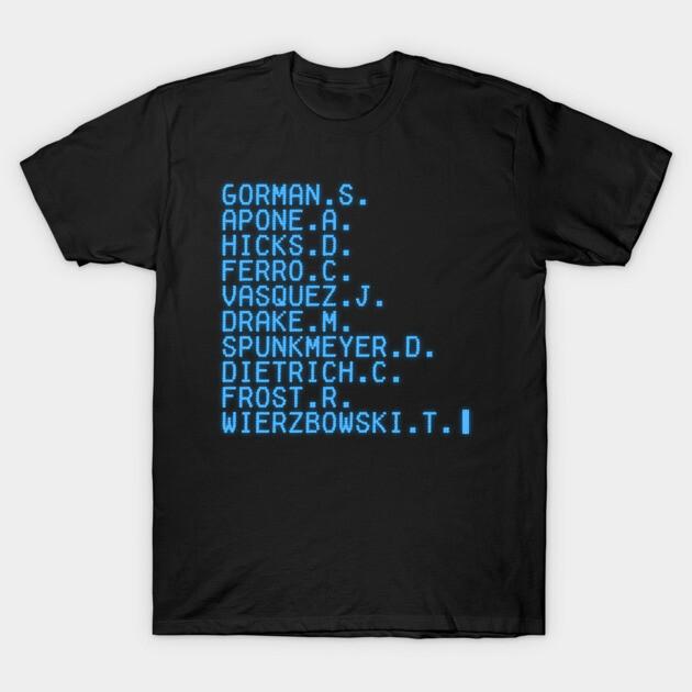 Asian Size Cotton Unisex Tshirt Print T-shirt Sulaco Marines T-shirt No-Cut Print Regular Fit