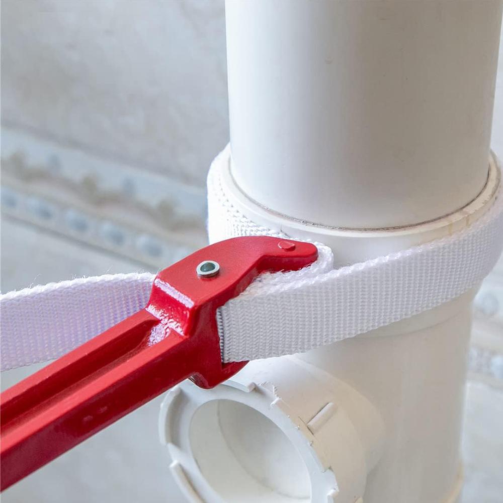 12 Inch Adjustable Multi-Purpose Strap Wrench with Thickened Nylon Strap