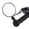 Обзор руля велосипеда мотоцикла Вид сзади Вращение на 360 градусов Зеркало Аксессуар для велосипеда