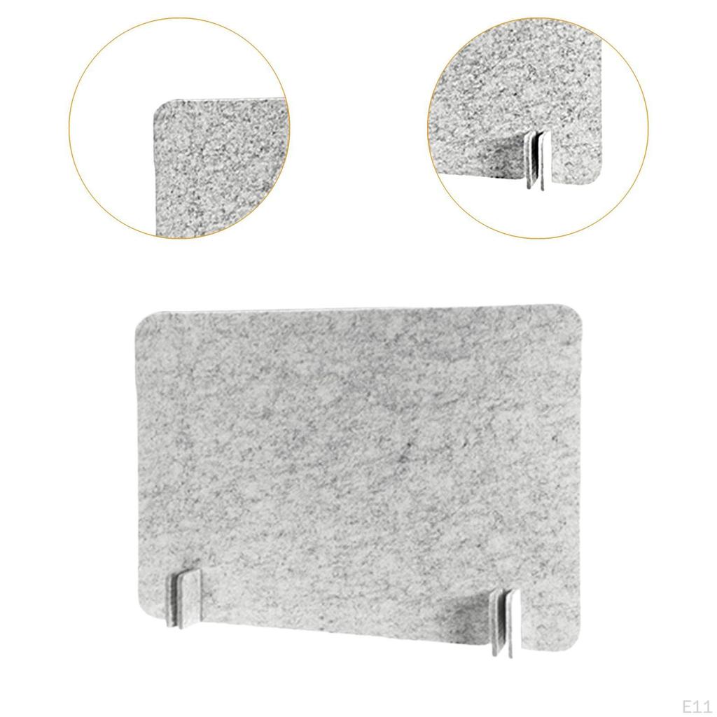 Акустическая настольная перегородка, перегородка, панель для конфиденциальности уменьшает отвлекающие факторы с опорными ножками для дома