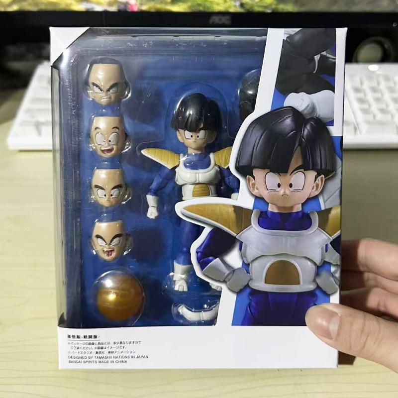 Anime Dragon Ball Z Figures Childhood Kuririn Action Figure PVC Movable Namek DBZ Combats Krilin SHF Collection Model Toys Gifts